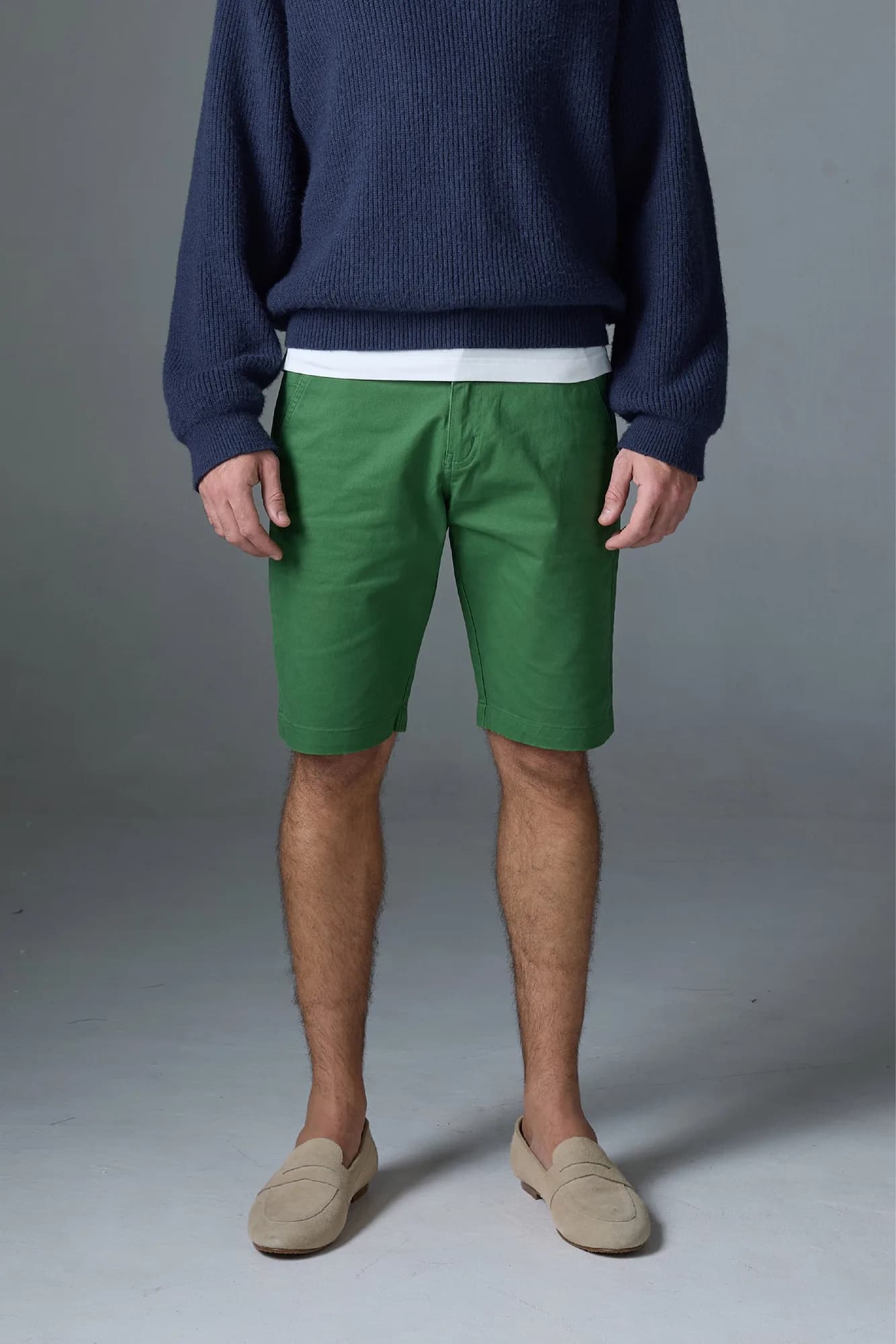 Jack Russel - Men Shorts - Klassik JS-217/GRN Slim Fit Green